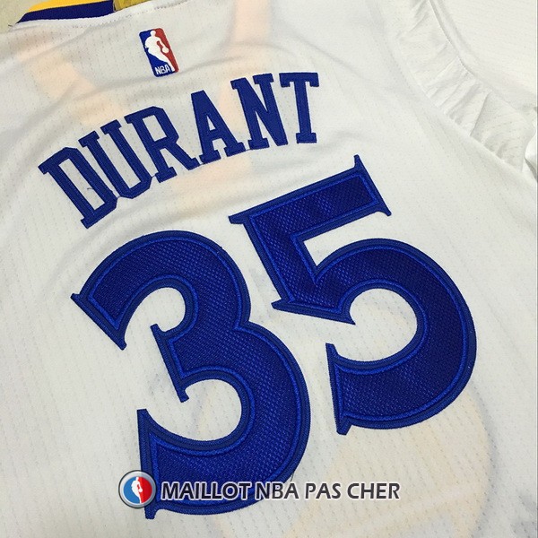 Maillot Authentique Manche Courte Golden State Warriors Duarant 35 Blanc